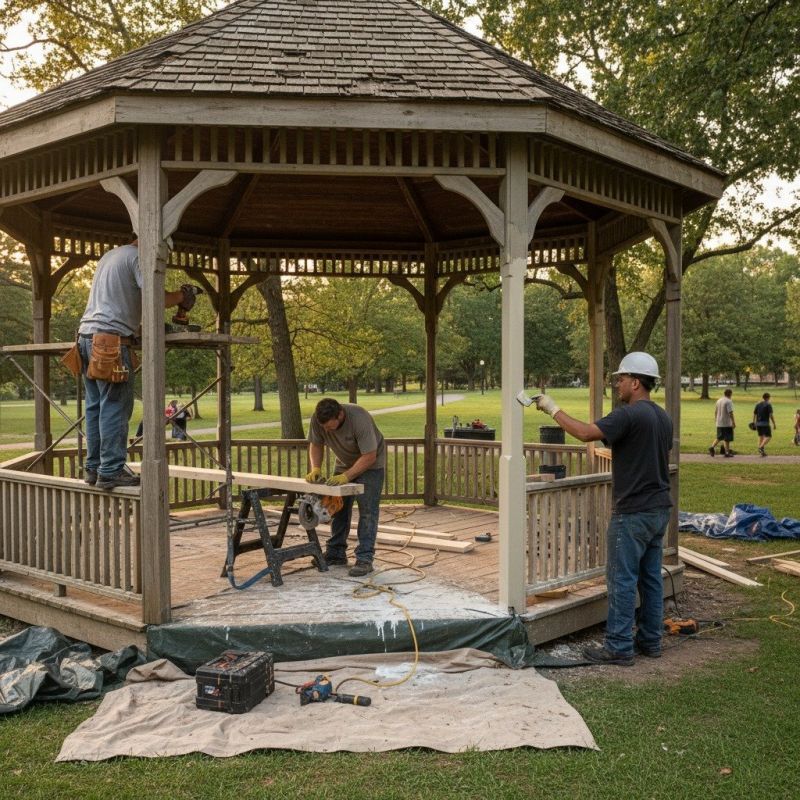 Gazebo Staining