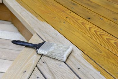 Porch Staining Service