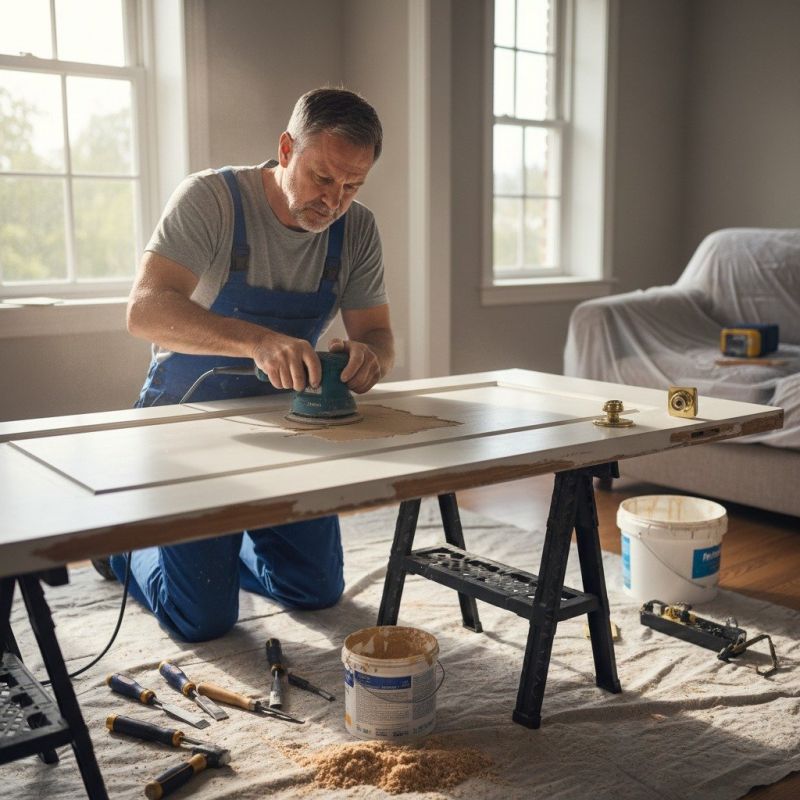 Wood Door Refinishing