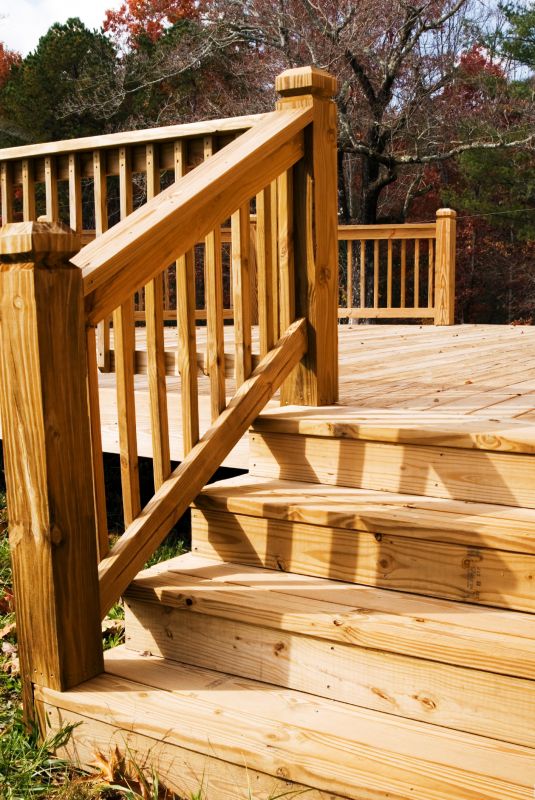 Wood Railing Staining